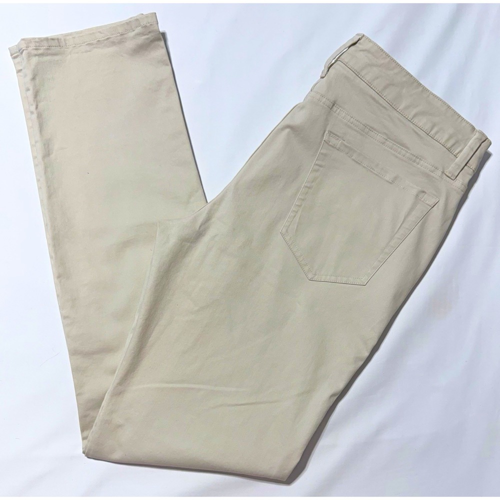 G/FORE Men's Beige Golf Pants 32x32 Straight Leg Flat Front Cotton 5-Pocket